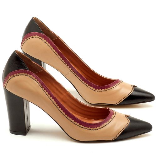 sapatos bicolores femininos