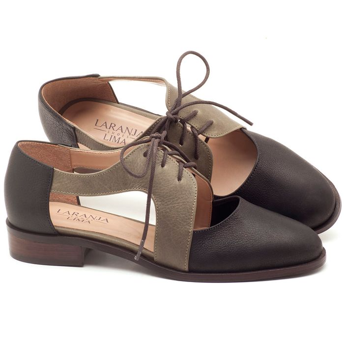 sapato oxford bicolor feminino