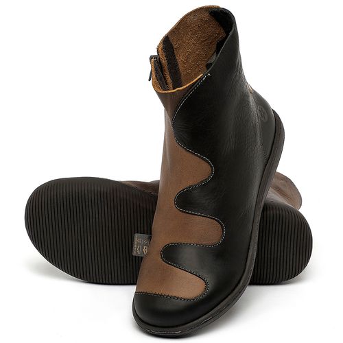 Laranja_Lima_Shoes_Sapatos_Femininos_Flat_Boot_em_Couro_Preto_-_Codigo_-_137325_2