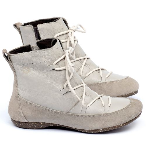 Laranja_Lima_Shoes_Sapatos_Femininos_Flat_Boot_em_Couro_Off-White_-_Codigo_-_148036_1