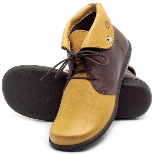 Laranja_Lima_Shoes_Sapatos_Femininos_Flat_Boot_em_Couro_Bicolor_-_Codigo_-_56126_2