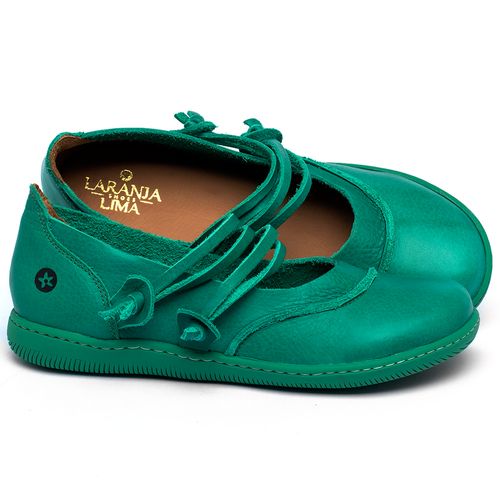 Laranja_Lima_Shoes_Sapatos_Femininos_Flat_Shoes_em_Couro_Verde_-_Codigo_-_137267_1