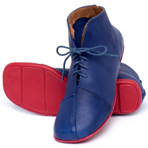 Laranja_Lima_Shoes_Sapatos_Femininos_Flat_Boot_em_Couro_Azul_-_Codigo_-_9550_2