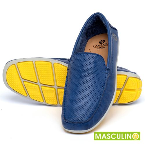 Laranja_Lima_Shoes_Sapatos_Masculinos_Mocassim_em_Couro_Azul_-_Codigo_-_151001_2