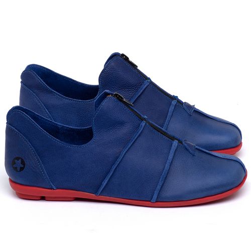 Laranja_Lima_Shoes_Sapatos_Femininos_Flat_Boot_em_Couro_Azul_-_Codigo_-_9532_1