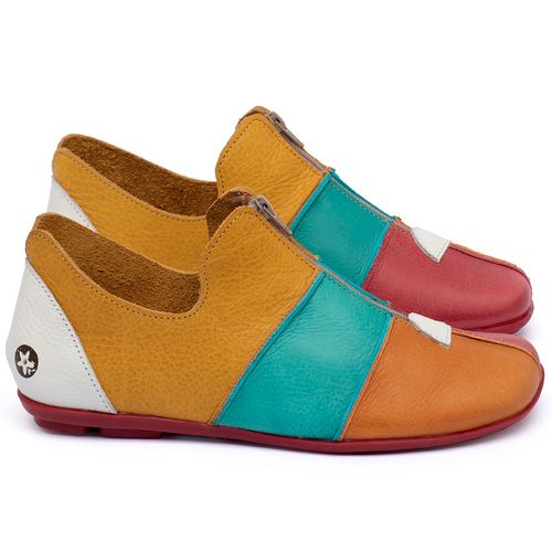 Laranja_Lima_Shoes_Sapatos_Femininos_Flat_Boot_em_Couro_Colorido_-_Codigo_-_9532_1