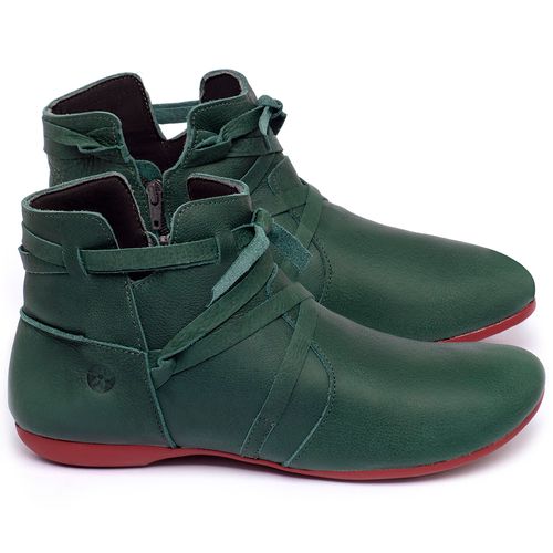 Laranja_Lima_Shoes_Sapatos_Femininos_Flat_Boot_em_Couro_Verde_-_Codigo_-_148022_1