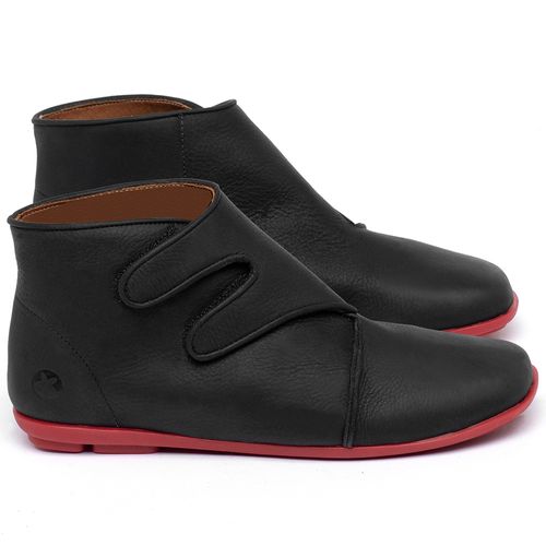 Laranja_Lima_Shoes_Sapatos_Femininos_Flat_Boot_em_Couro_Preto_-_Codigo_-_9552_1