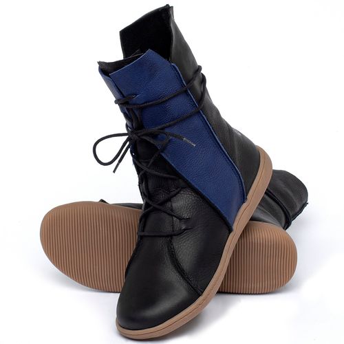 Laranja_Lima_Shoes_Sapatos_Femininos_Flat_Boot_em_Couro_Bicolor_-_Codigo_-_137324_2